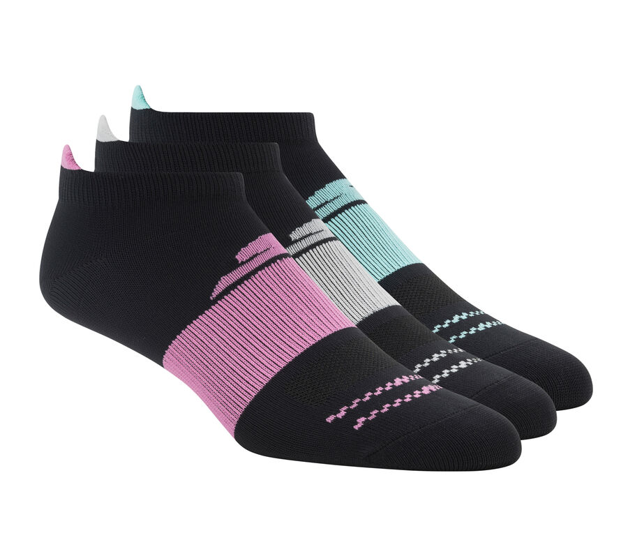 Low Cut Heel Tab Socks - 3 Pack, BLACK, largeimage number 0