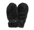 Faux Fur Mittens - 1 Pack, BLACK, swatch