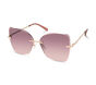 Modified Rimless Butterfly Sunglasses, BRAUN, large image number 0
