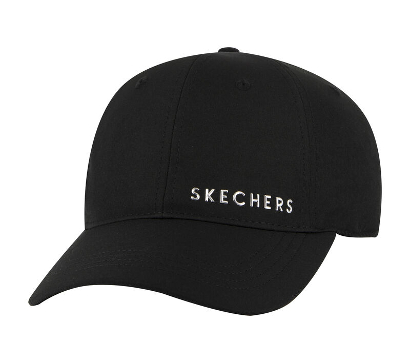 Skech-Shine Foil Baseball Hat, SCHWARZ, largeimage number 0