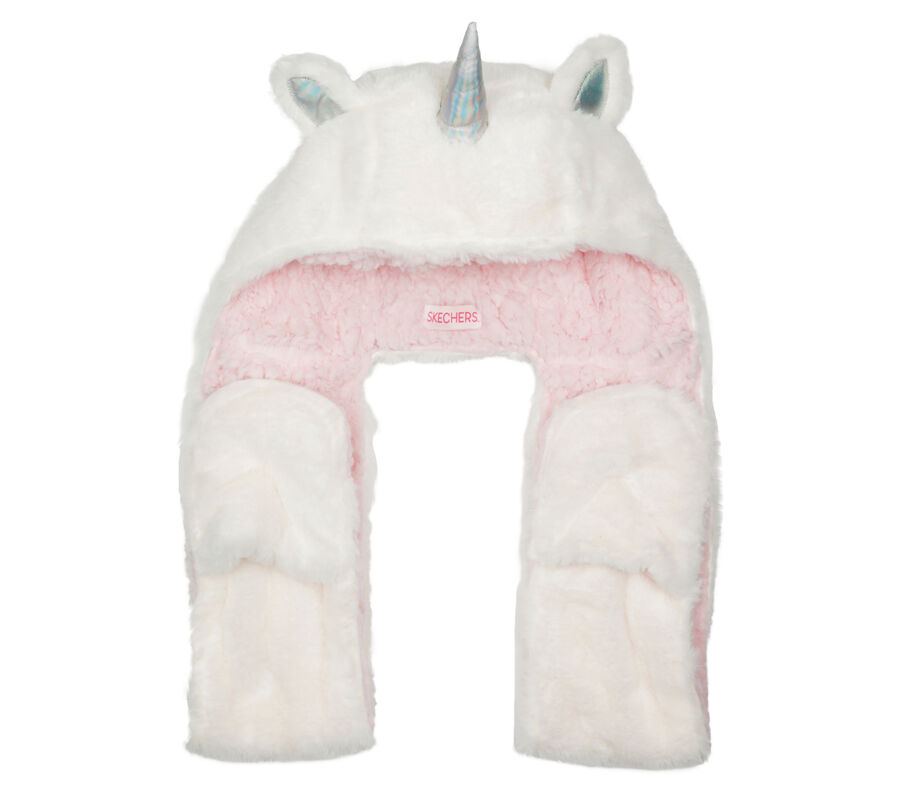 Cold Weather Unicorn Critter Hood, WEISS, largeimage number 0