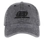 Denim Embroidered Hat, BLACK, large image number 2