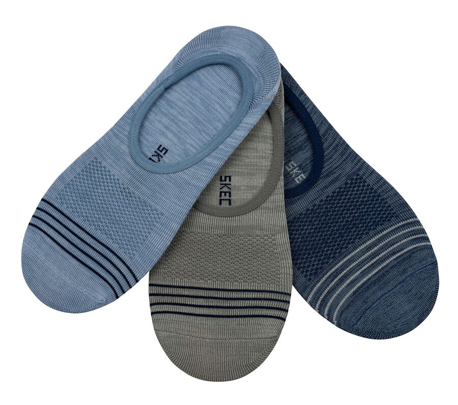 3 Pack Mesh Liner Socks, BLUE, largeimage number 0
