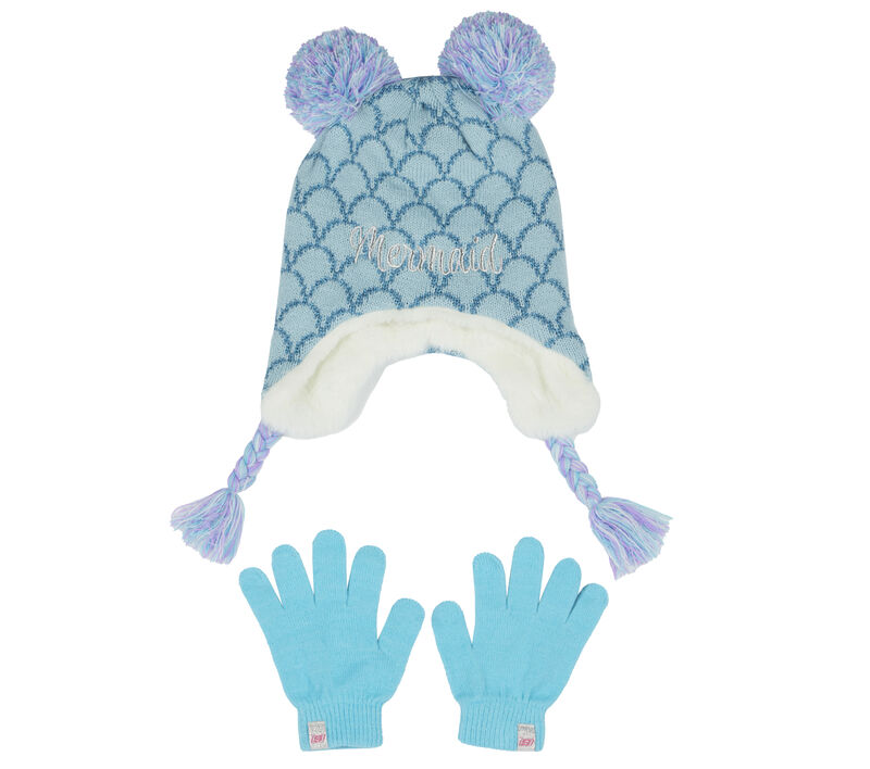 Cold Weather Mermaid Hat & Glove 1 Pack, MEHRFARBIG, largeimage number 0