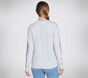 Skechers GO LOUNGE Stacked Long Sleeve Tee, LIGHT GRAY, large image number 1