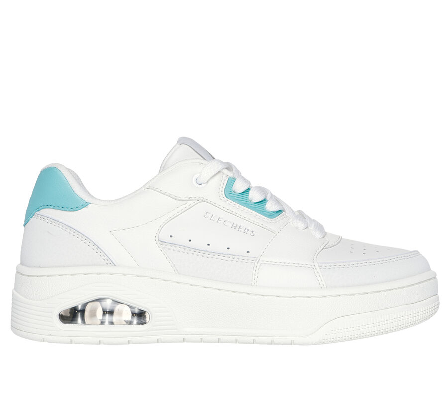 Uno Court - Courted Style, WHITE / TURQUOISE, largeimage number 0