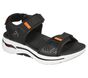Skechers GOwalk Arch Fit Sandal, BLACK / ORANGE, large image number 0