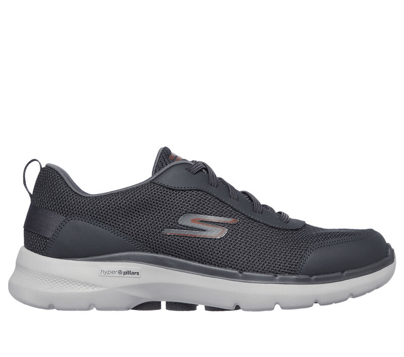 Skechers GOwalk 6 - Bold Knight, CHARCOAL, largeimage number 0