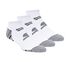 3 Pack Half Terry No Show Socks, WEISS, swatch