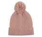 Diamond Texture Beanie Hat, PINK, large image number 0