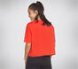 Skechers Apparel Geisha D'Lites Cropped Tee Shirt, RED, large image number 1