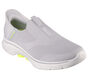 Skechers Slip-ins: GO WALK 7 - Easy On 2, GRAY / YELLOW, large image number 4