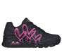 Skechers x JGoldcrown: Uno - Dripping In Love, BLACK / PINK, large image number 0