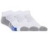 3 Pack Half Terry Athletic Socks, WEISS, swatch