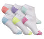 6 Pack Low Cut Walking Socks, WHITE, large image number 1