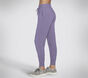 SKECHLUXE Restful Jogger Pant, GRAY / PURPLE, large image number 2