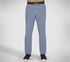 The GO WALK Motion Skechweave Pant, BLUE  /  GRAY, swatch