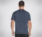 Skechers Apparel On the Road Tee, BLUE  /  GRAY, large image number 1