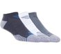 Low Cut Microfiber Socks - 3 Pack, BLUE, large image number 0