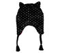Cold Weather Star Foil Cat Hat Set, BLACK, large image number 1