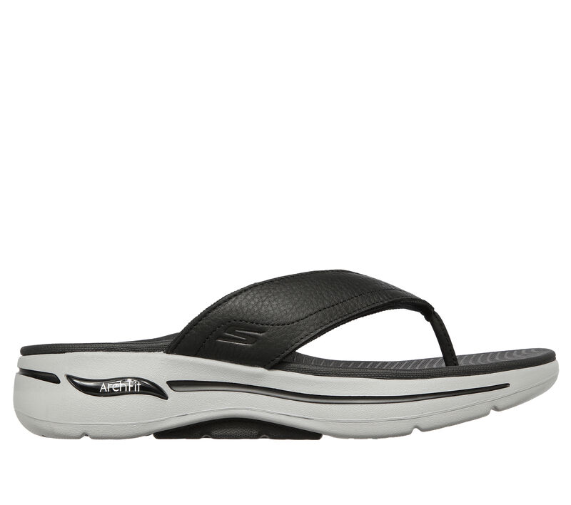 Skechers GOwalk Arch Fit Sandal, SCHWARZ / GRAU, largeimage number 0