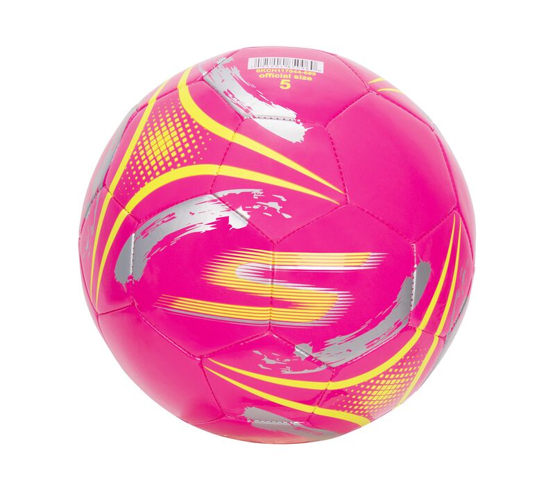 Hex Brushed Size 5 Soccer Ball, NEON ROSA / GELB, largeimage number 0