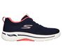 Skechers GOwalk Arch Fit - Unify, NAVY / CORAL, large image number 4