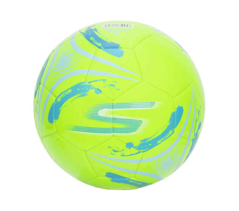 Hex Brushed Size 5 Soccer Ball, NEON LIME / MULTI, largeimage number 0