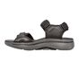 Skechers GOwalk Arch Fit Sandal, BLACK / CHARCOAL, large image number 3