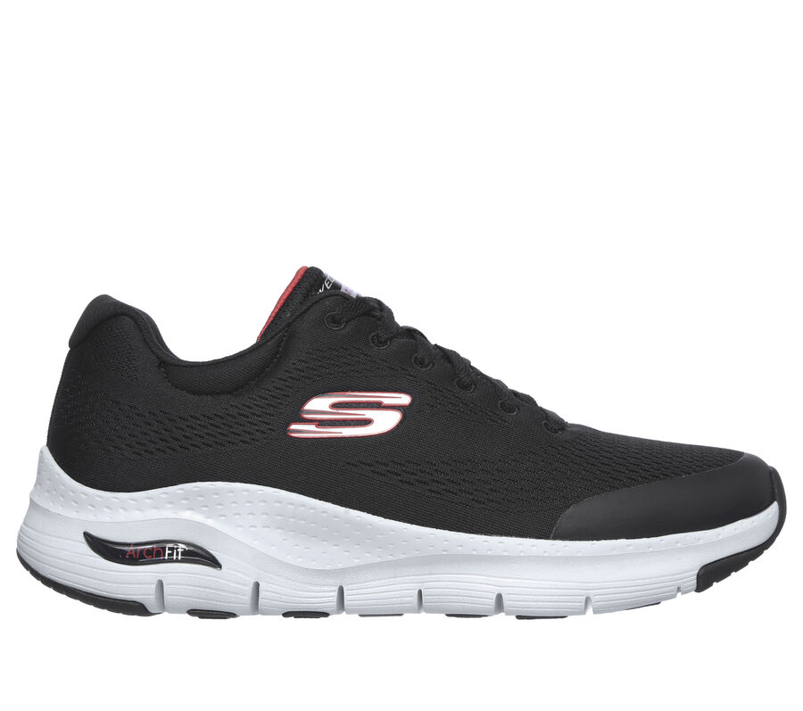 Skechers Arch Fit, SCHWARZ / ROT, largeimage number 0