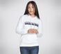 GO LOUNGE Stack Logo Pullover Hoodie, WEISS, large image number 0
