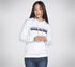 GO LOUNGE Stack Logo Pullover Hoodie, WEISS, swatch