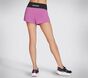Skechers Apparel Going Places Run Short, PURPLE / HOT PINK, large image number 1