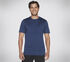 Skechers Apparel On the Road Tee, BLUE / LIGHT BLUE, swatch