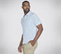 The GO WALK Air Short Sleeve Shirt, LIGHT BLUE / SILVER, large image number 2