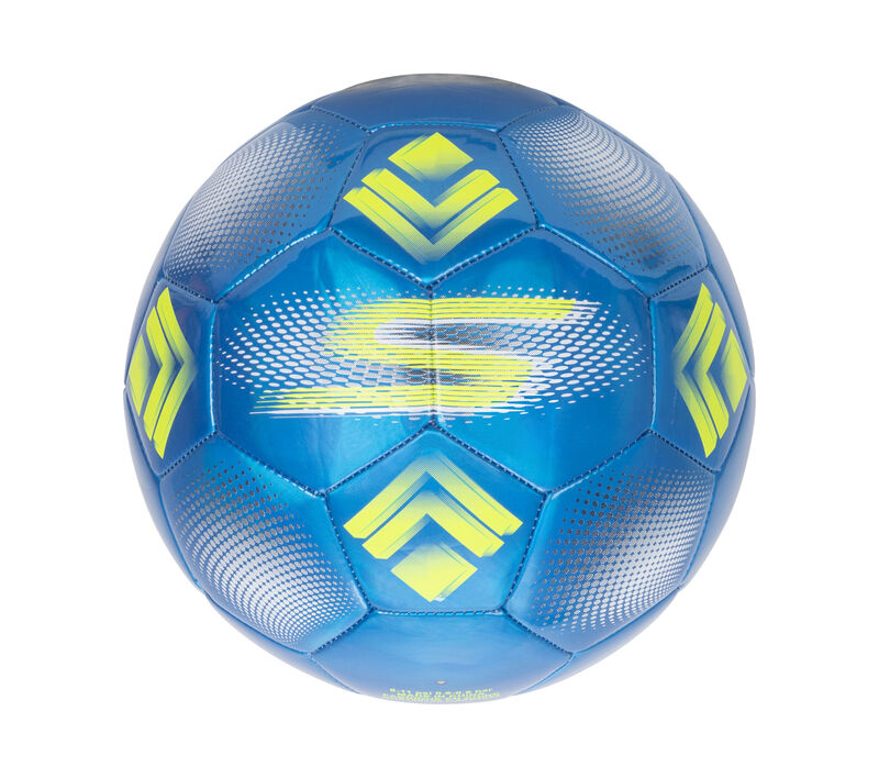 Hex Dusted Size 5 Soccer Ball, SILBER / BLAU, largeimage number 0