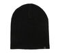 Merino Wool Beanie Hat, BLACK, large image number 0