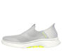 Skechers Slip-ins: GO WALK 7 - Easy On 2, GRAY / YELLOW, large image number 3