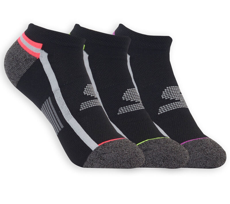 3 Pack Extended Terry Ankle Sport Socks, GRAY, largeimage number 0
