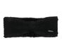 Ribbed Bow Headwrap, BLACK, large image number 1