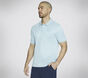 Skechers Off Duty Polo, NATURAL / LIGHT BLUE, large image number 2