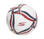 Hex Multi Wide Stripe Size 5 Soccer Ball, WHITE / BLUE, large image number 0