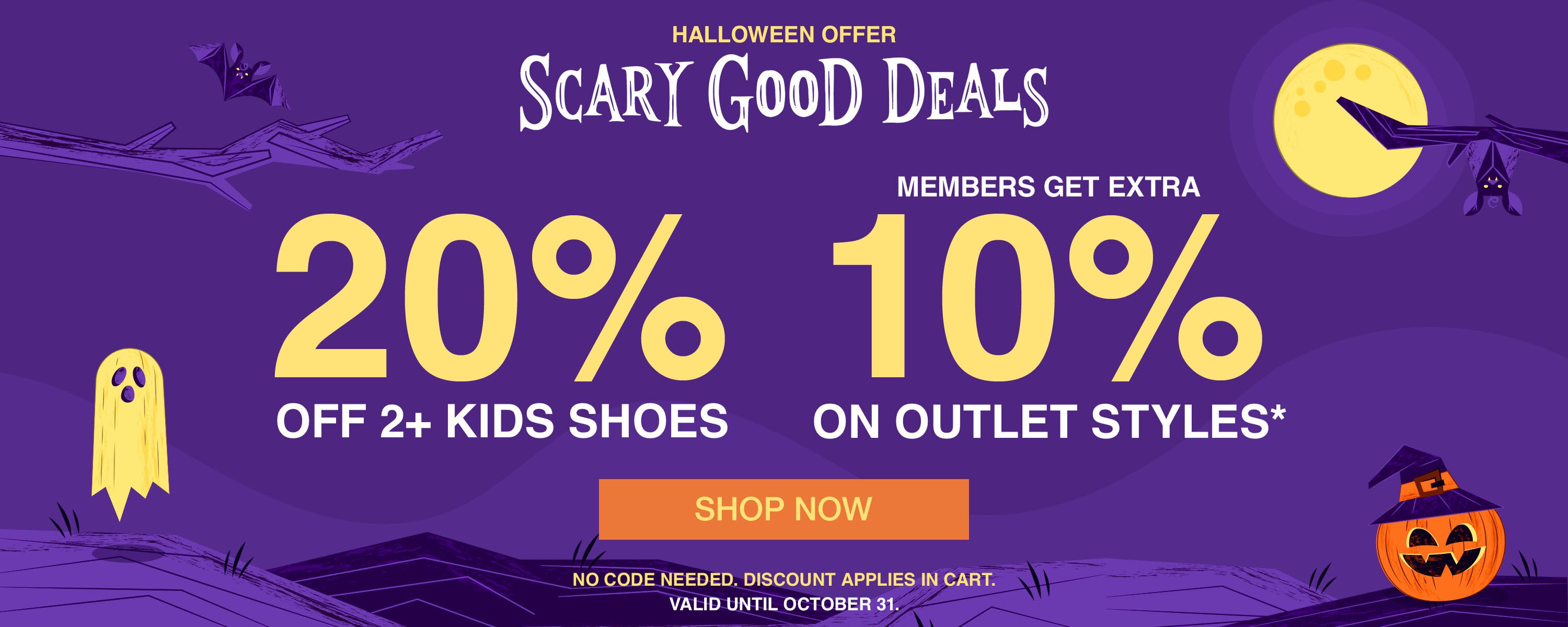 Halloween Promo Skechers